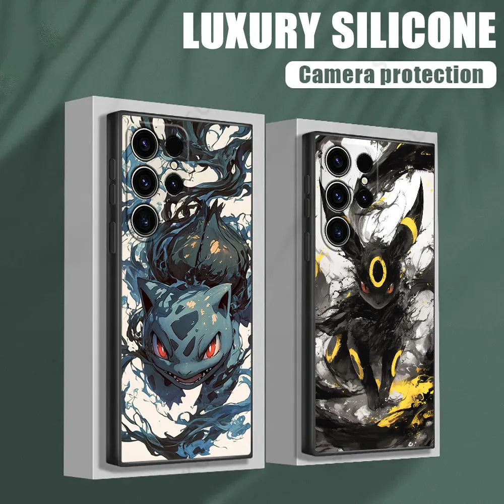 Pokemon Bulbasaur Umbreon Gengar Draw S25 Ultra Case