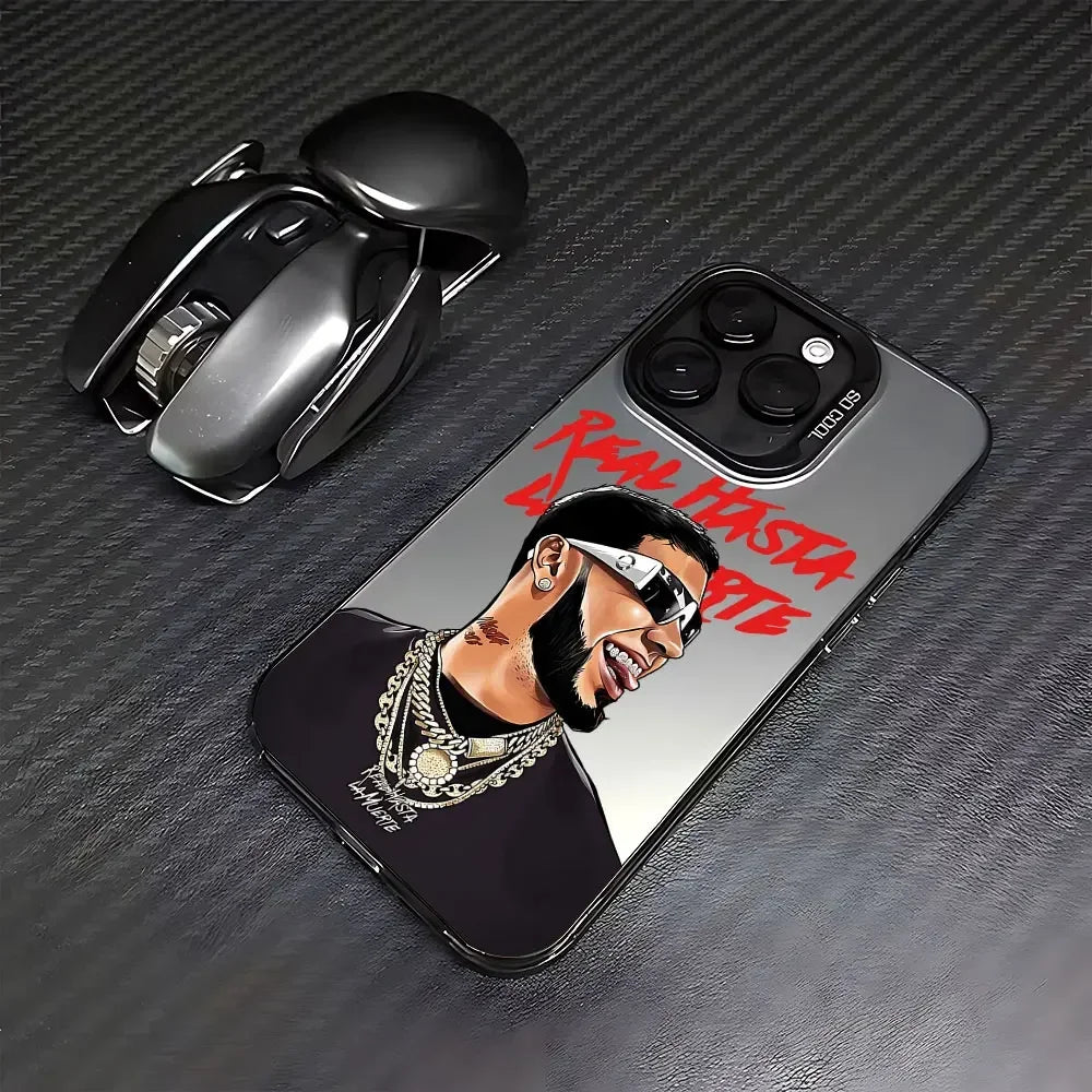 Fashion Hot Rapper Anuel AA Design TPU Basic Phone Case