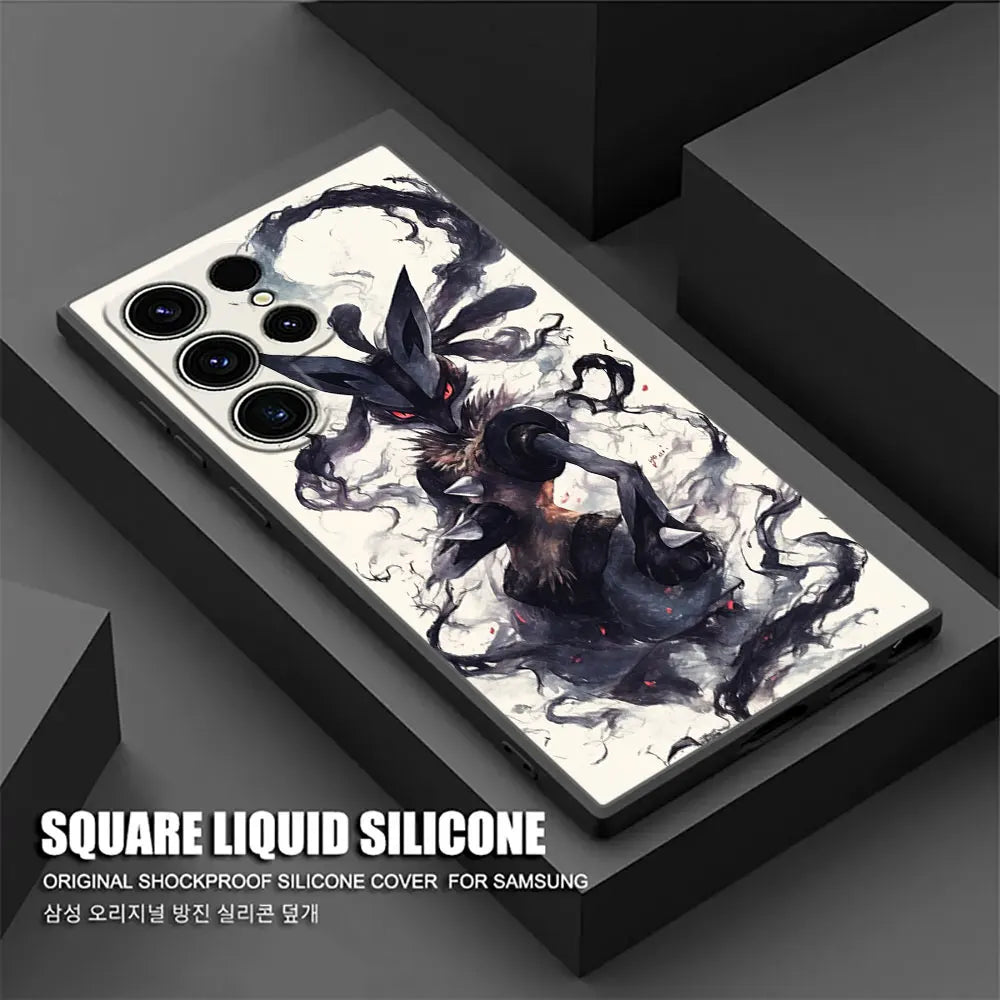 Pokemon Bulbasaur Umbreon Gengar Draw S25 Ultra Case