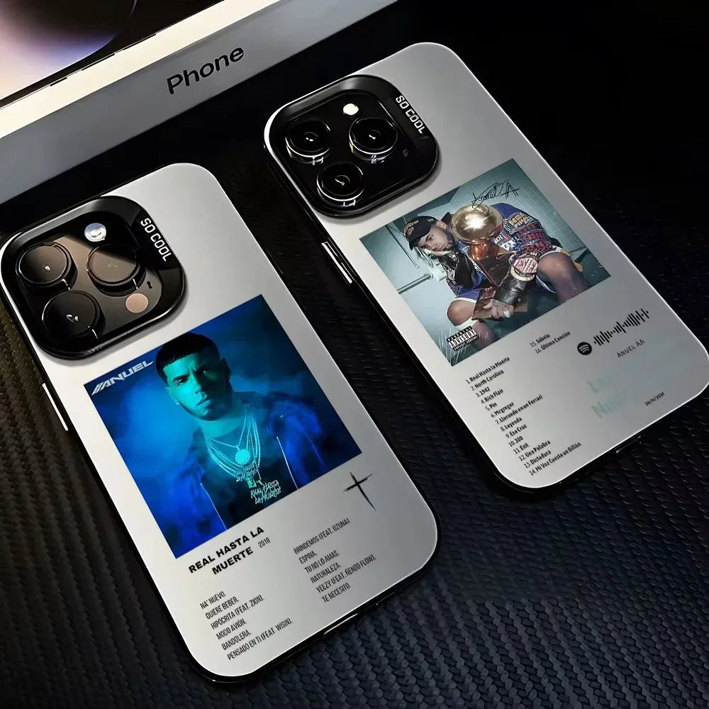 Fashion Hot Rapper Anuel AA Design TPU Basic Phone Case