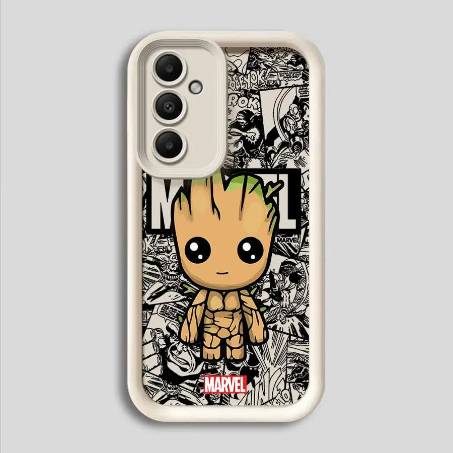 Marvel, Groot, Deadpool Phone Case