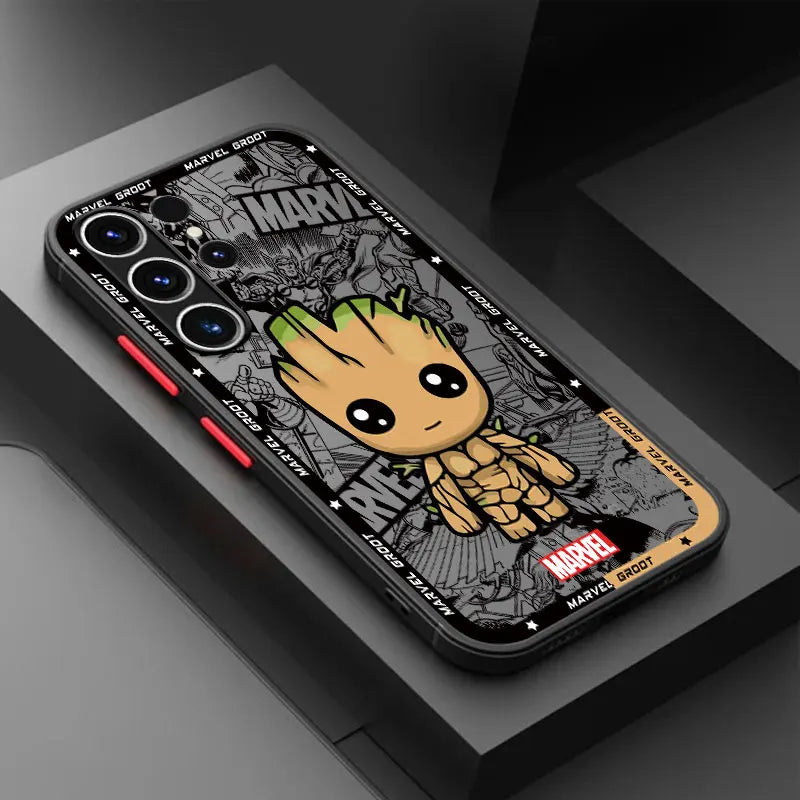 Cartoon Marvel Spiderman Groot Case