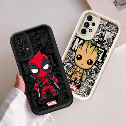 Marvel, Groot, Deadpool Phone Case