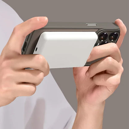 Magnetic Luxury Matte Translucent Armor Shockproof Case