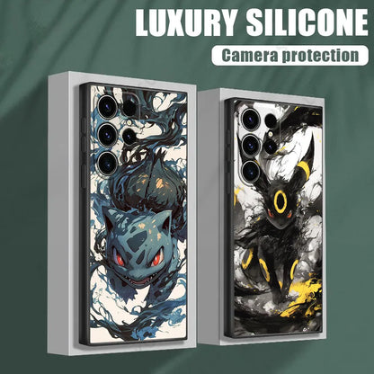 Pokemon Bulbasaur Umbreon Gengar Draw S25 Ultra Case