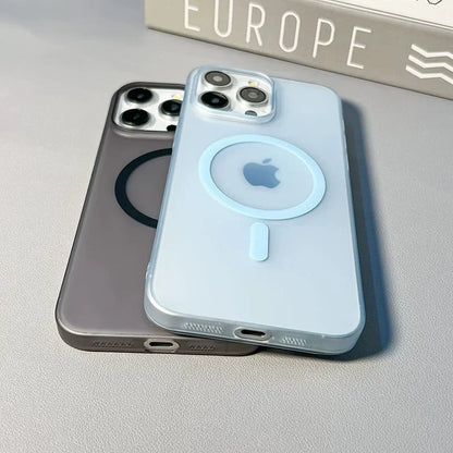 Ultra Thin Matte Magnetic Wireless Charger Case