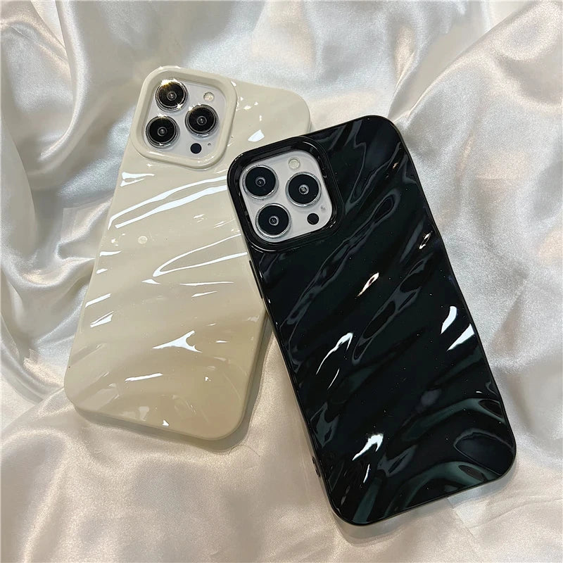 Luxury 3D Wavy Pattern Phone Case